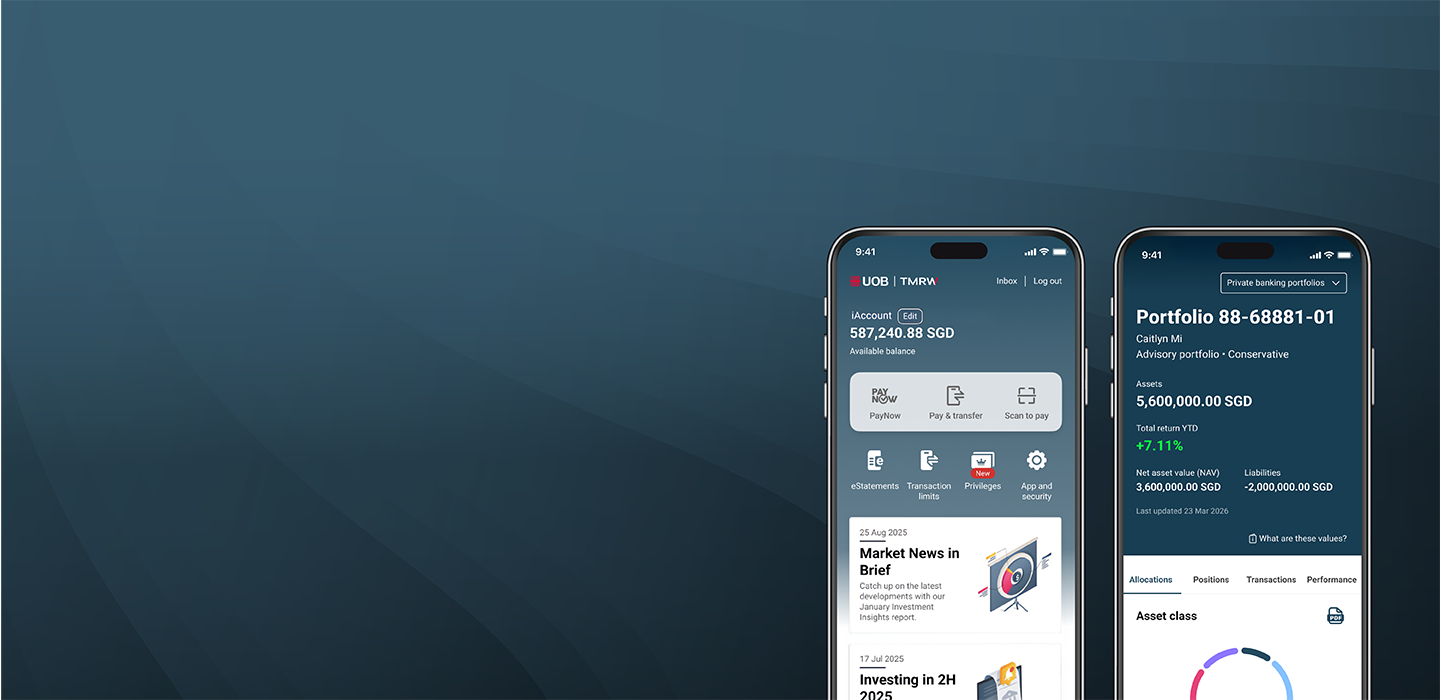 Your portfolio, now on UOB TMRW