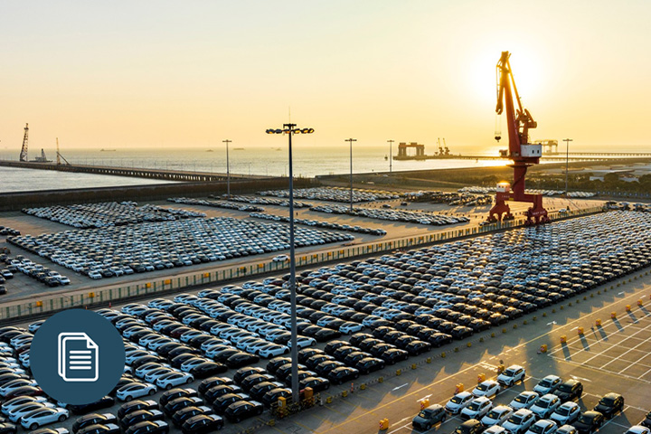 Chinese electric vehicles cross borders