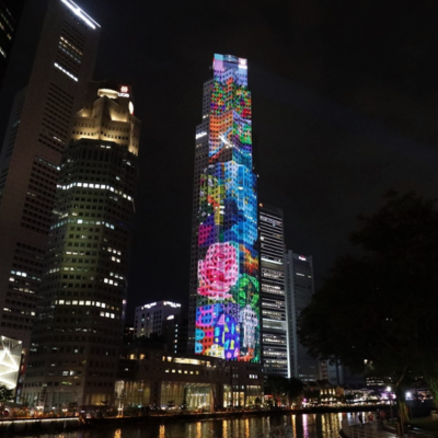 UOB Plaza Projection