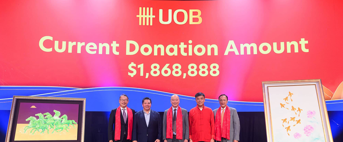 UOB raises $1,868,888 for charity with clients at its annual Lunar New Year celebrations
