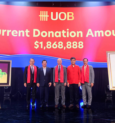UOB raises $1,868,888 for charity with clients at its annual Lunar New Year celebrations