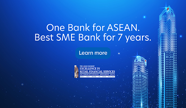 One Bank for ASEAN. Best SME Bank for 7 years.