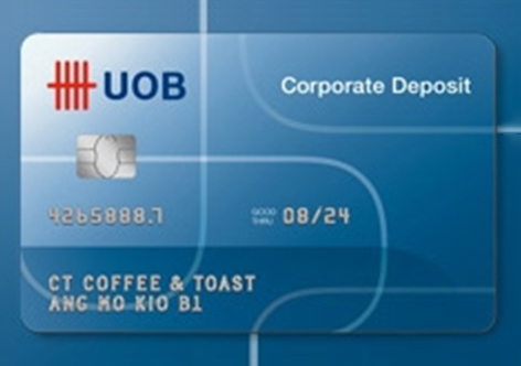 corporate deposit card