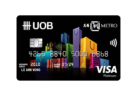 metro-uob card