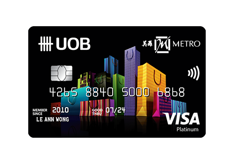 Uob Great Shopping Discount With Metro Uob Card Credit Cards Uob Singapore