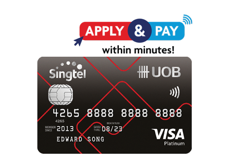 Uob Get Bill Rebates With Singtel Uob Card Credit Cards Uob Singapore