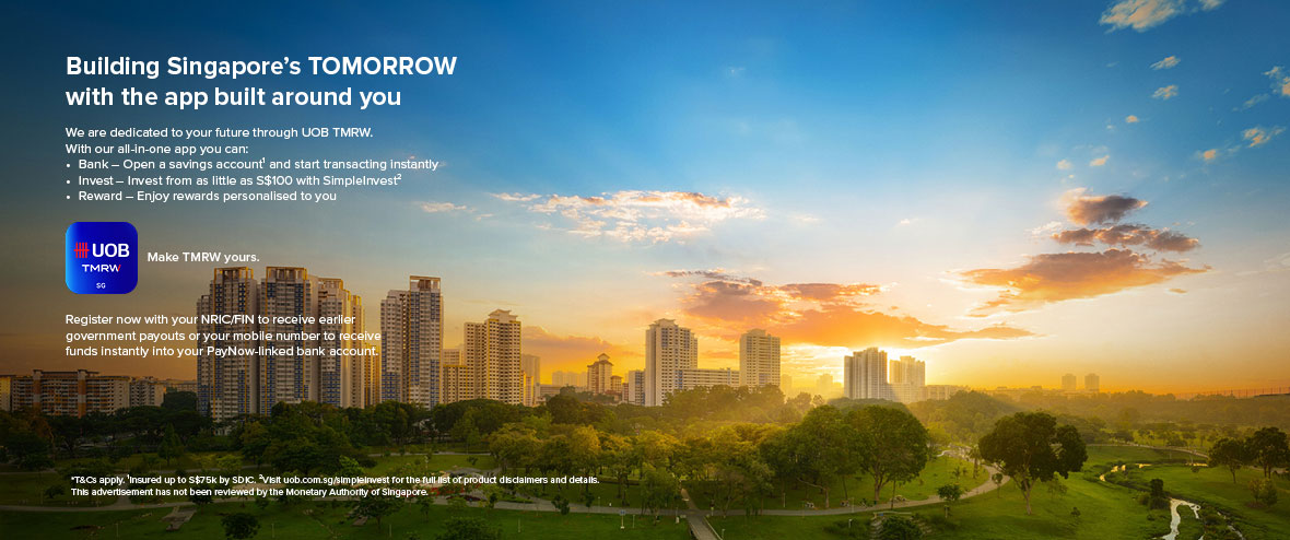 Building Singapore's TOMORROW with the app built around you