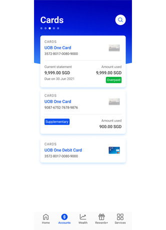 Select preferred third-party app to which card is added