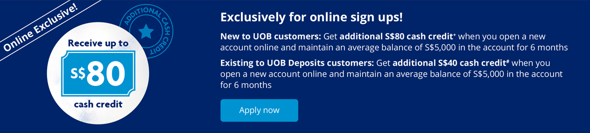 Uob Online Account Opening Promotion