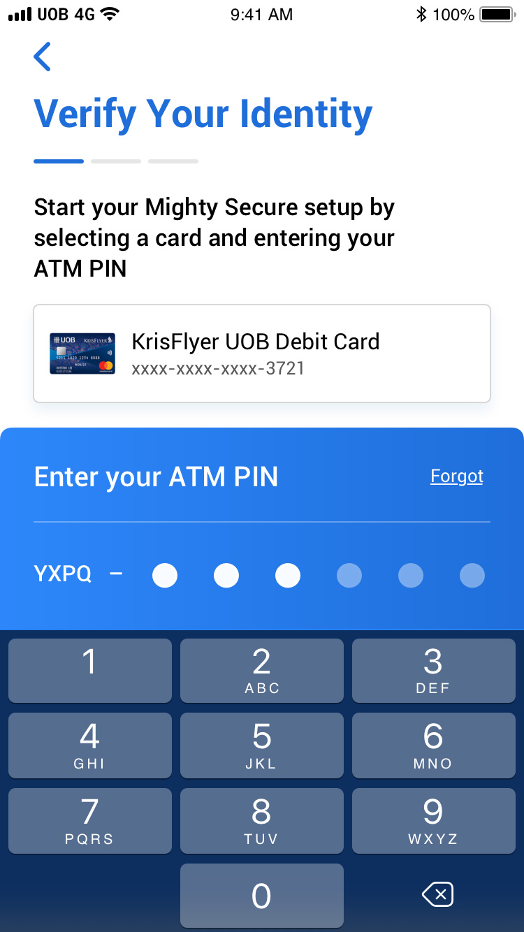Enter your Card No. and PIN